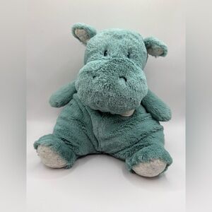 GUND Oh So Snuggly Hippo Hippopotamus Plus Stuffed Animal Toy 12.5” Blue